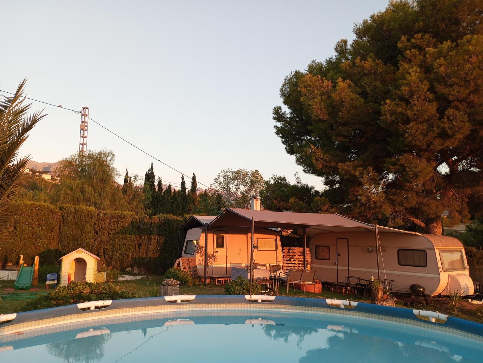Caravana- Glamping Casa Tortuga La Nucía Eksteriør billede